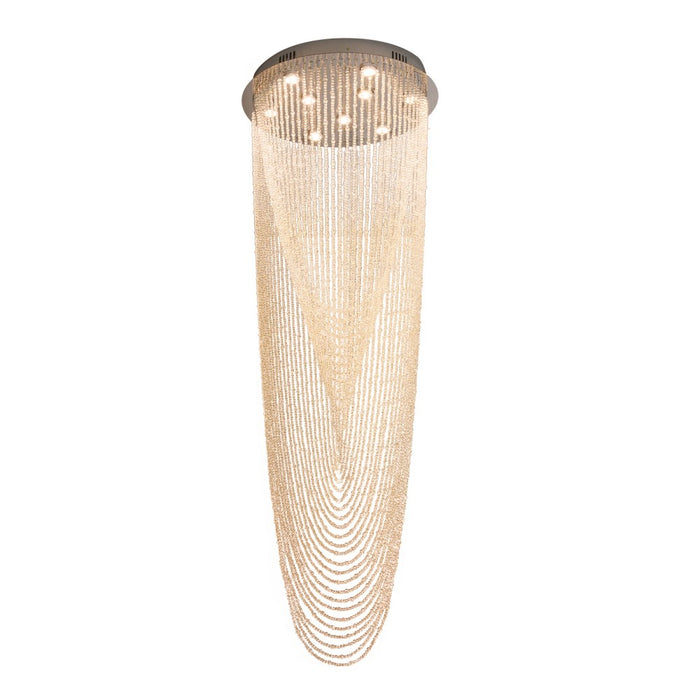 Virella Draped Beaded Chandelier 45W 3CCT – 60cm