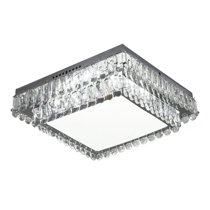 Cyrilla 60W Tri-Colour Dimmable Crystal Chandelier