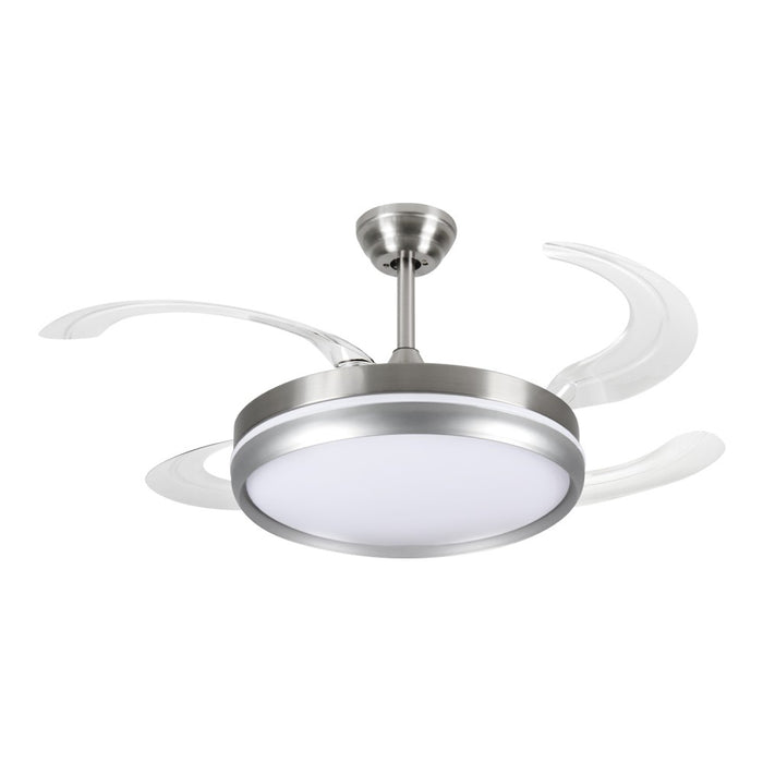 Windora Halden 42" Steel Retractable Blade DC Ceiling Fan w/ 3CCT LED Remote