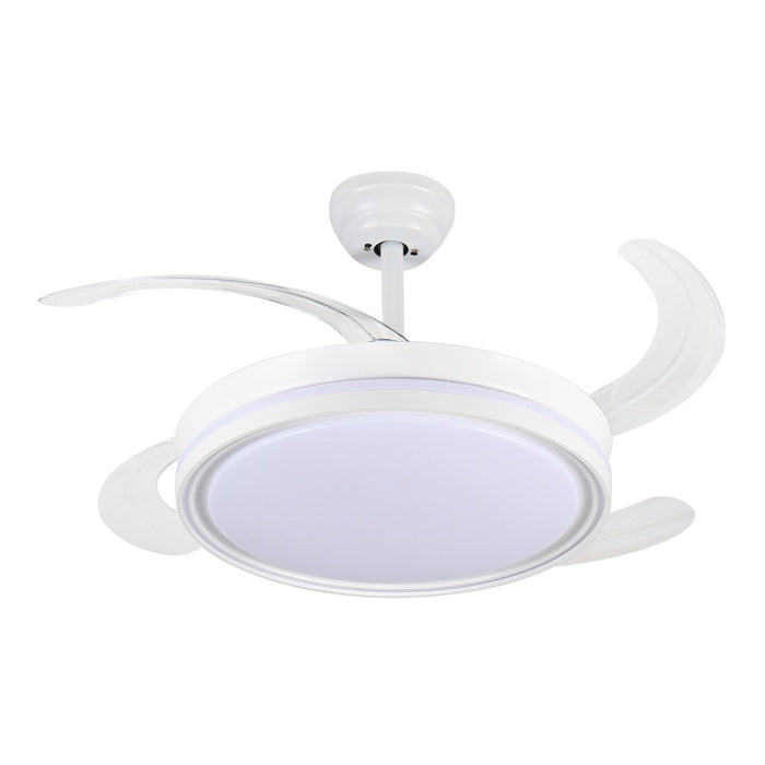 Windora Thalora 42" Modern DC Ceiling Fan w/ 3CCT LED Remote Control