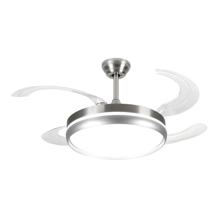Windora Halden 42" Steel Retractable Blade DC Ceiling Fan w/ 3CCT LED Remote
