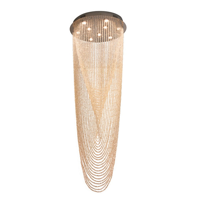 Virella Draped Beaded Chandelier 45W 3CCT – 60cm