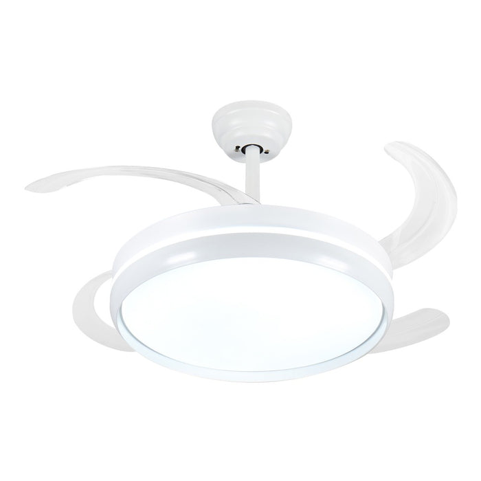 Windora Lyric 42" White Halo DC Ceiling Fan w/ 3CCT LED Remote Control