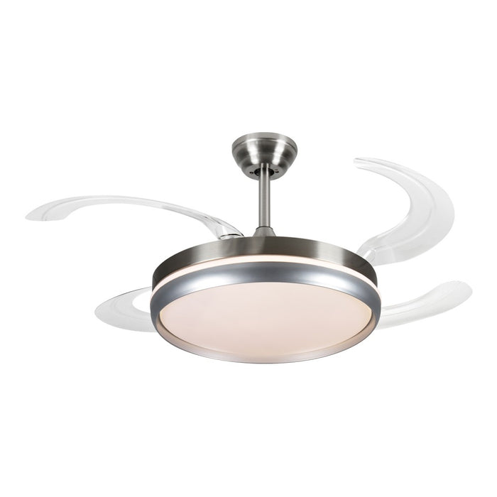 Windora Halden 42" Steel Retractable Blade DC Ceiling Fan w/ 3CCT LED Remote