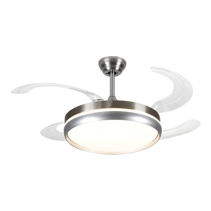 Windora Halden 42" Steel Retractable Blade DC Ceiling Fan w/ 3CCT LED Remote