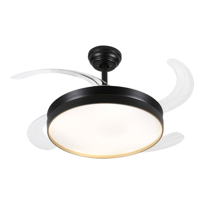 Windora Orien 42" Black Trim DC Ceiling Fan w/ 3CCT LED Remote Control