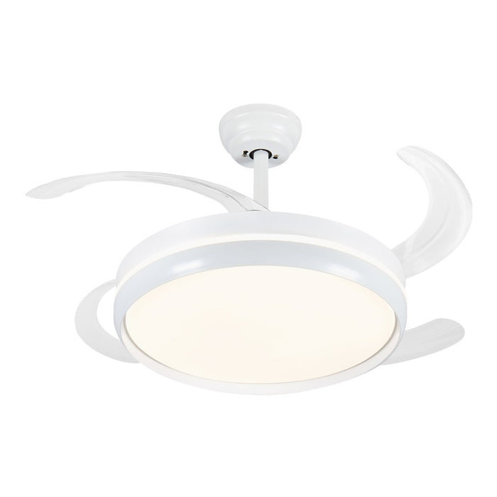 Windora Lyric 42" White Halo DC Ceiling Fan w/ 3CCT LED Remote Control