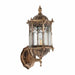 Venice antique bronze exterior wall light, IP54