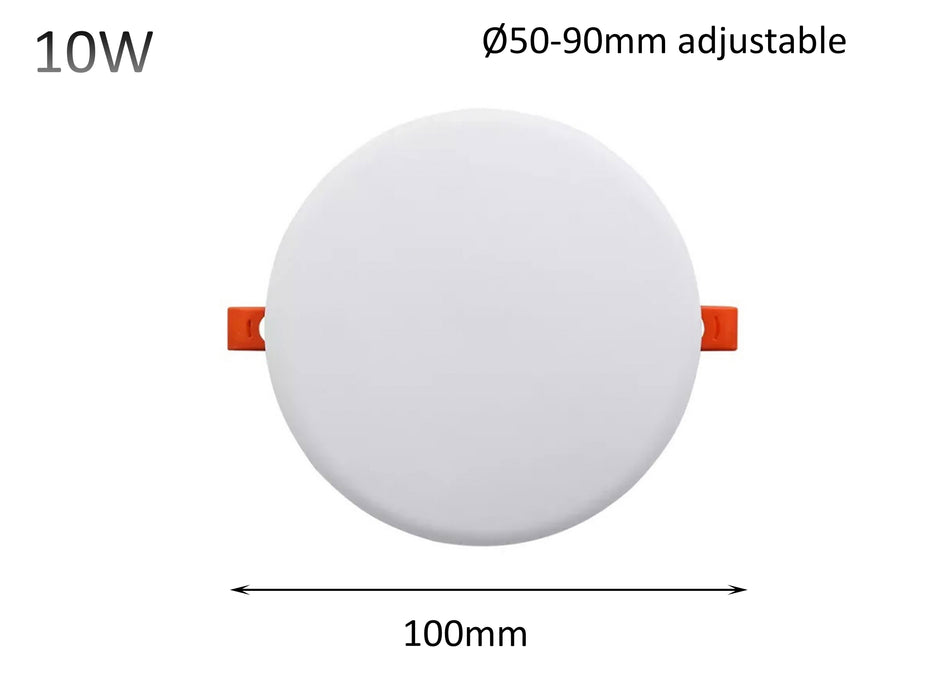 10W/18W 3D Frameless Adjustable LED Downlight 6500K
