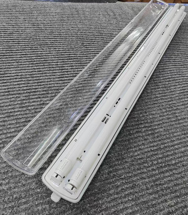 Flexon 36W 1200mm IP65 LED Twin Tri-Proof Batten Light 6500K DIY with 1.5 m AU Plug