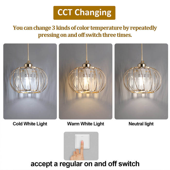 Sleek Glass Pendant Light