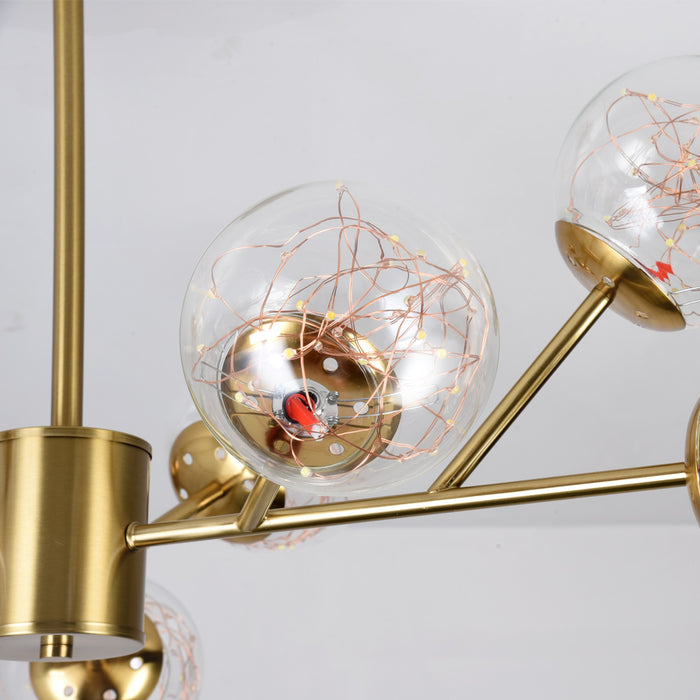 9/12 Orb Nordic LED 3CCT Ceiling Chandelier