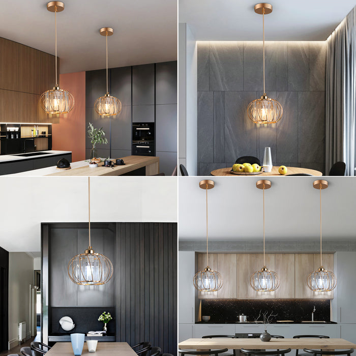 Sleek Glass Pendant Light