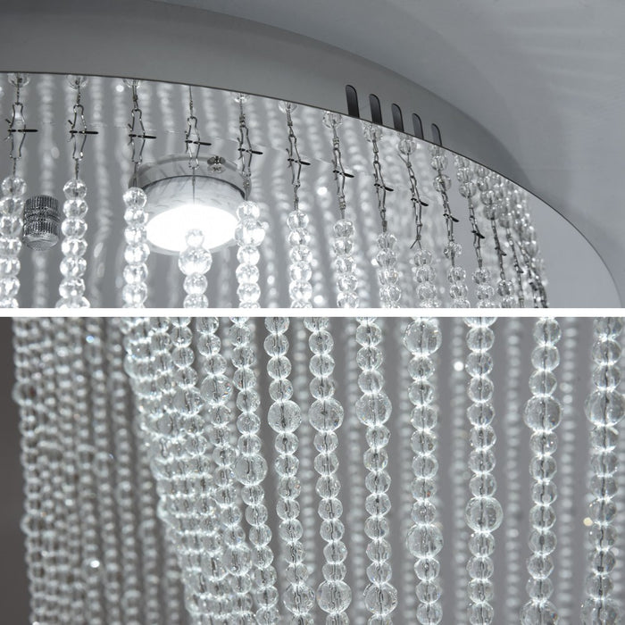 Virella Draped Beaded Chandelier 45W 3CCT – 60cm
