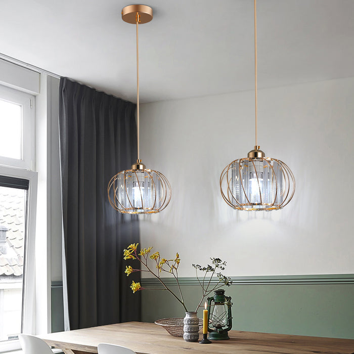 Sleek Glass Pendant Light