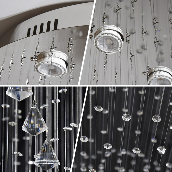 Marcellia Teardrop Chandelier 3CCT – 50cm / 60cm / 80cm