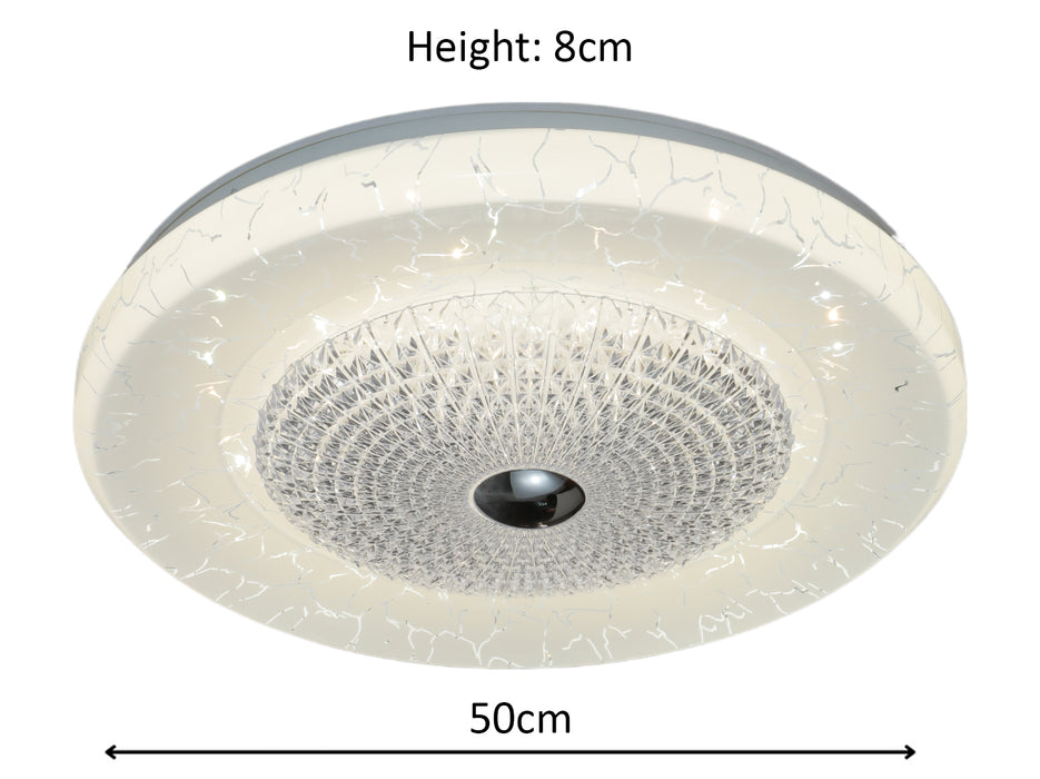 Eloria LED Oyster Ceiling Light