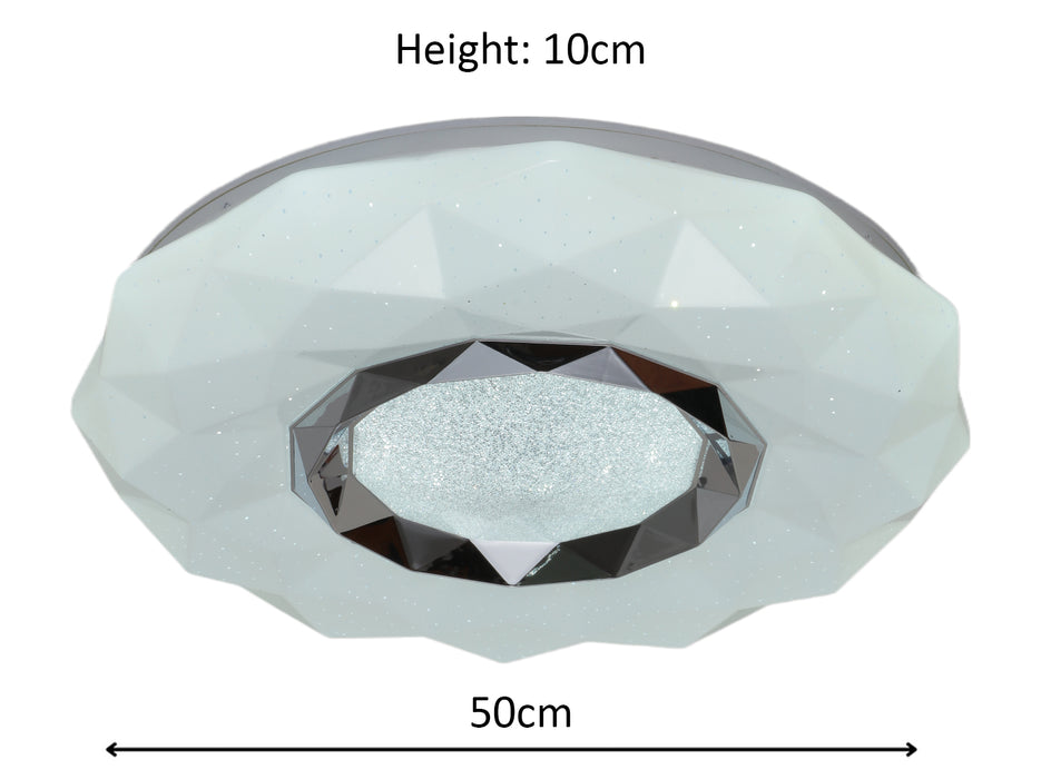 Elvyn LED Oyster Ceiling Light