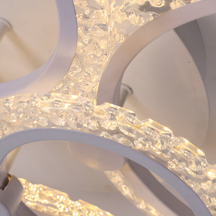 Luma Orbit 6-Ring Flush Mount LED Ceiling Light
