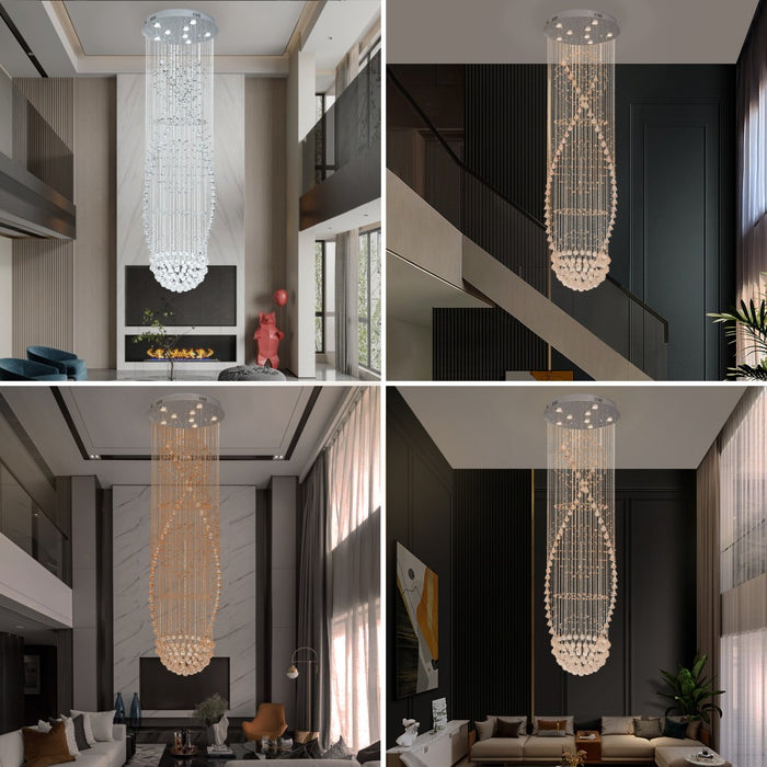 Marcellia Teardrop Chandelier 3CCT – 50cm / 60cm / 80cm