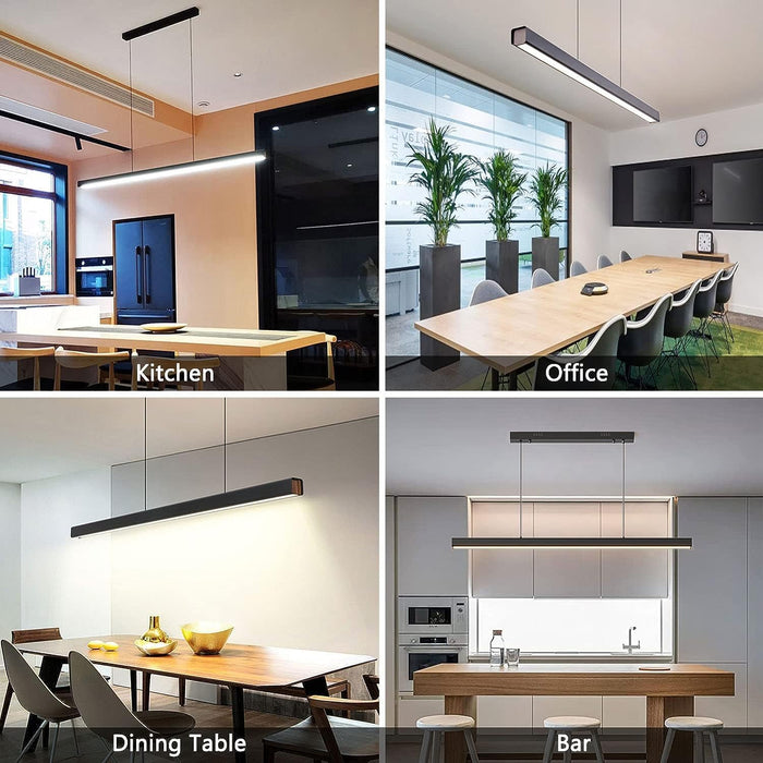 Arcus Linear LED Pendant Light – Tri-Colour Adjustable 120/150cm