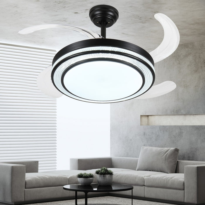 Windora Elvina 42" Modern DC Ceiling Fan w/ 3CCT LED Remote Control