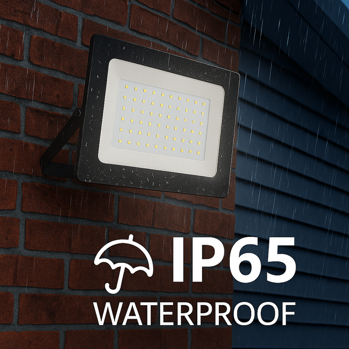 Verta LED Slim Panel Flood Light 50W 100W 150W Outdoor Security Garden Shed Light IP65 Waterproof