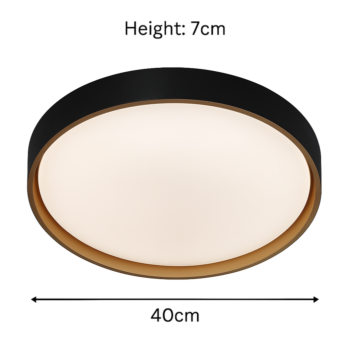 Cosima 36W Tri-Colour Dimmable Ceiling Oyster Light