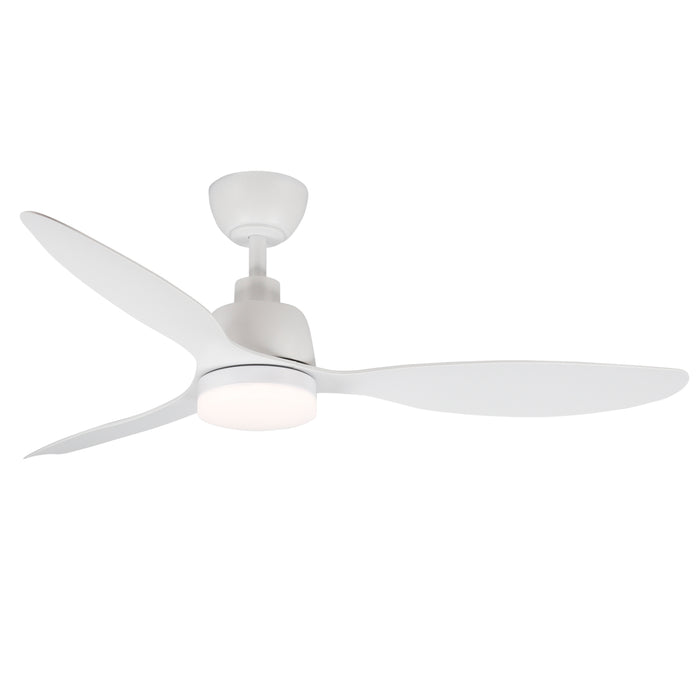 Windora Zephyr 52" Modern DC Ceiling Fan with 3CCT LED Dimmable Light