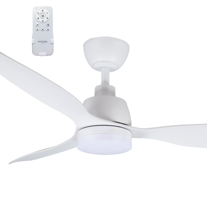 Windora Zephyr 52" Modern DC Ceiling Fan with 3CCT LED Dimmable Light