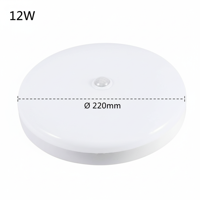 Aleris Motion Sensor LED Ceiling Light 12/18W 22/30cm