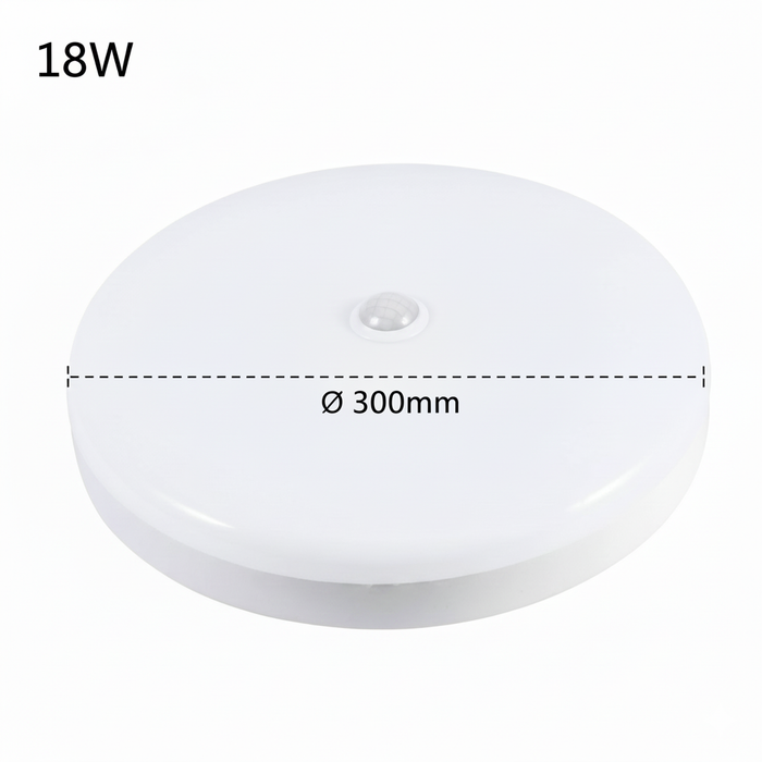 Aleris Motion Sensor LED Ceiling Light 12/18W 22/30cm