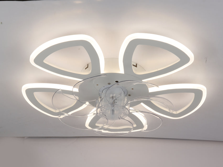 Windora Maelis 63cm LED DC Ceiling Fan Light w/ 3CCT Dimmable LED Remote Control