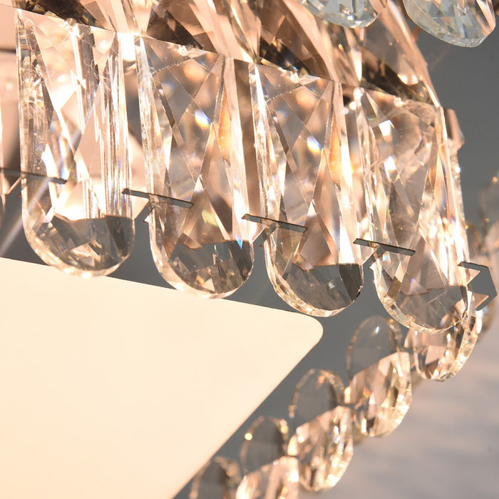 Cyrilla 60W Tri-Colour Dimmable Crystal Chandelier