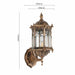 Venice antique bronze exterior wall light, IP54