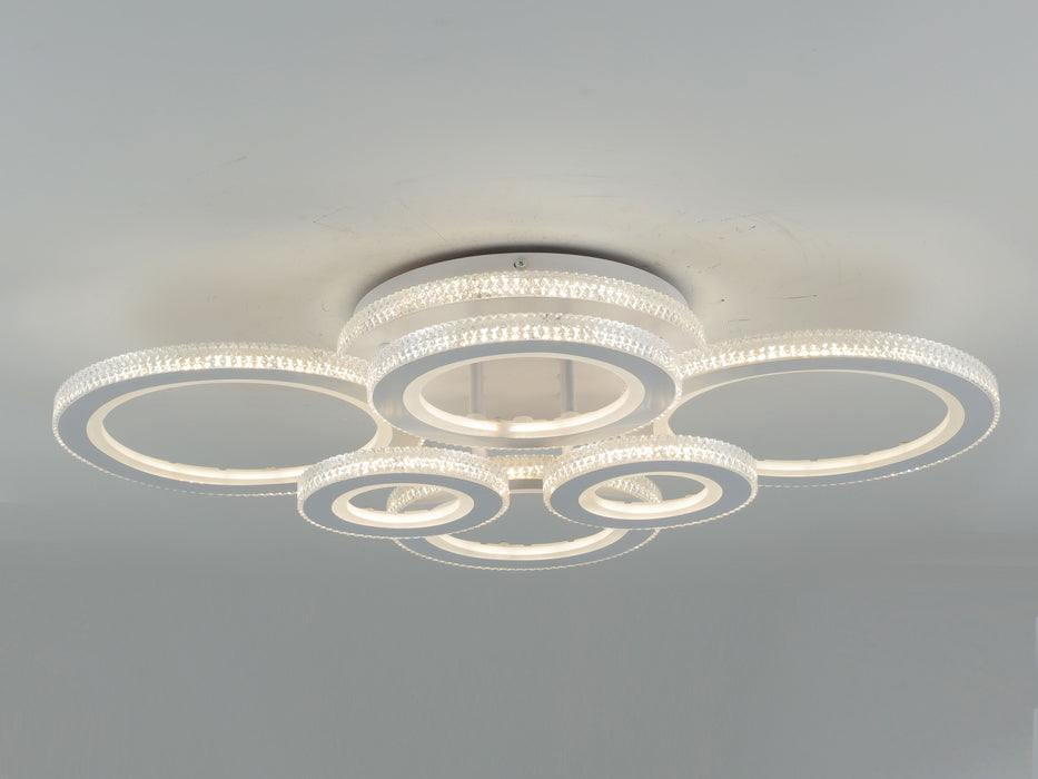 Ava 64W Tri-Colour Dimmable Ceiling Chandelier