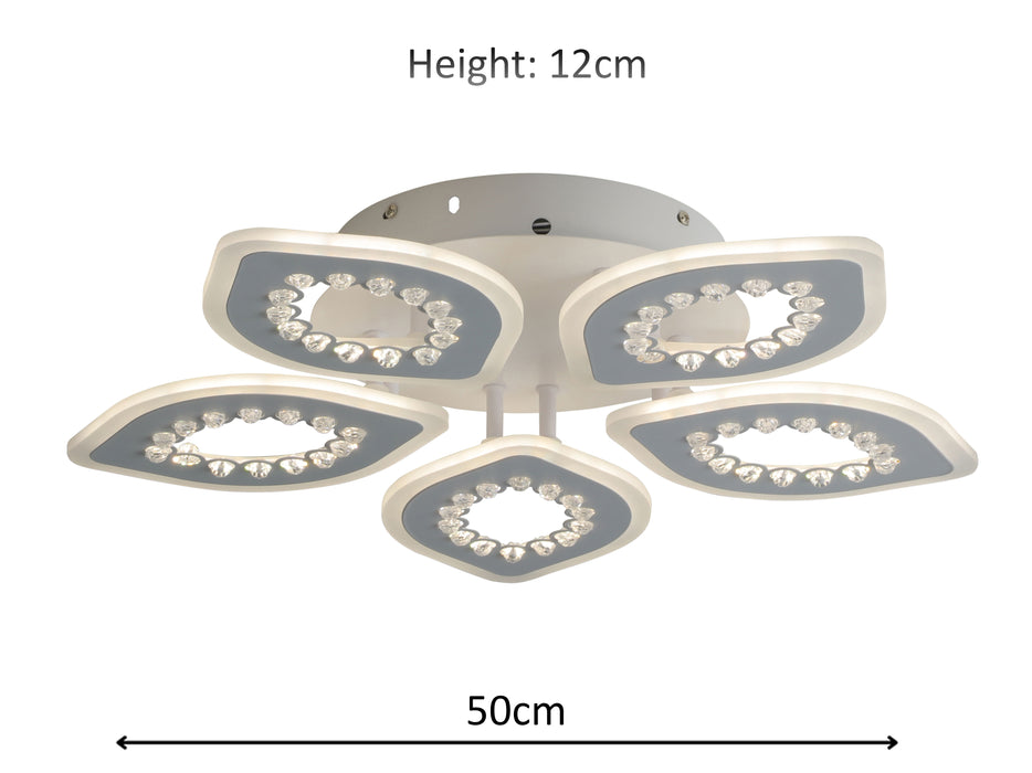 Nira 68W Tri-Colour Dimmable Ceiling Light