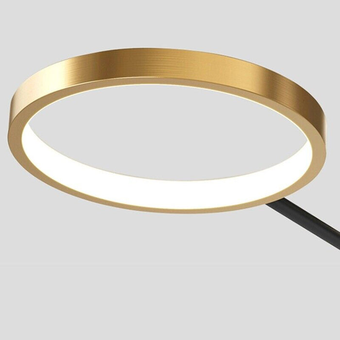 Svela 4/6 Ring Nordic Semi-Flush Ceiling Light 3CCT