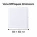 Versa 48W square fitting, 300 by 300 mm