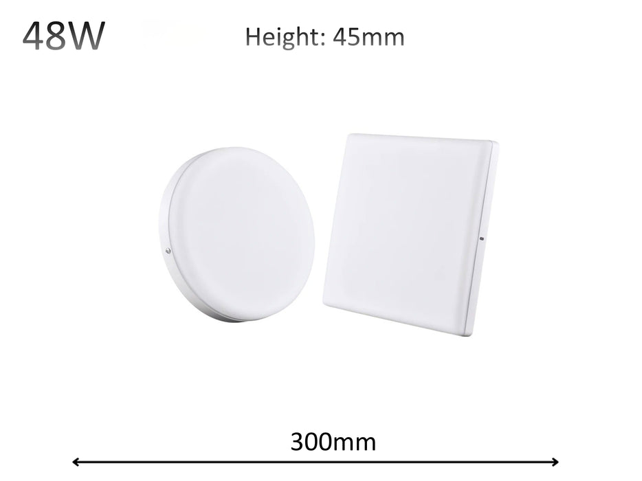 Versa 36W/48W Frameless LED Surface Mounted Oyster Ceiling Light