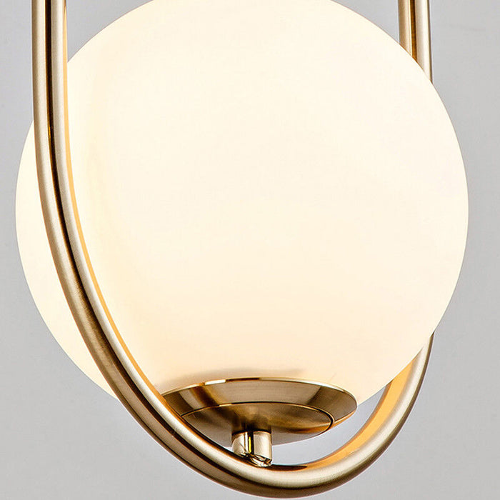 Aalto Brass Globe Pendant Light