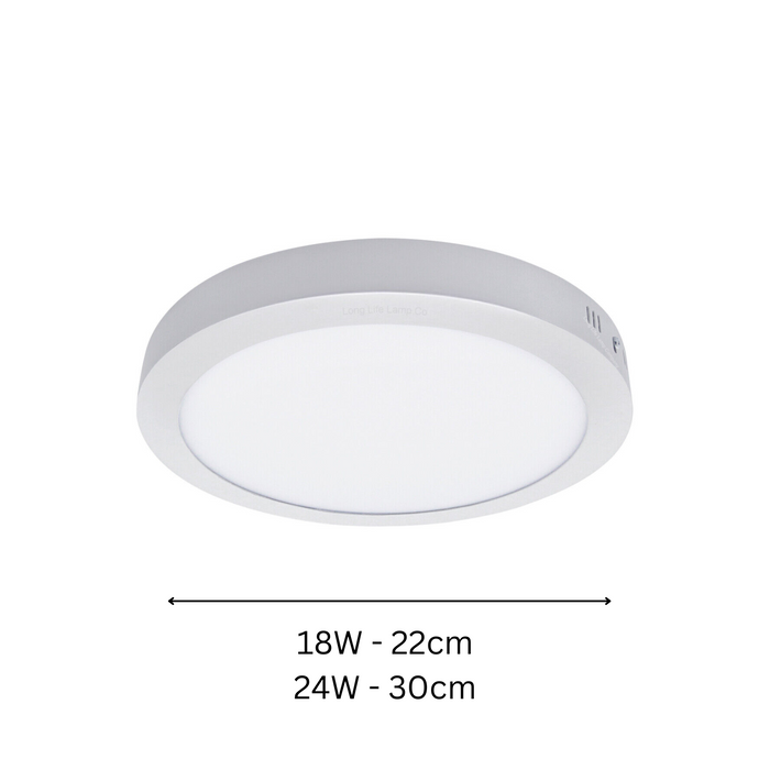 Arvo 18W / 24W Surface Mounted Ceiling Panel Light
