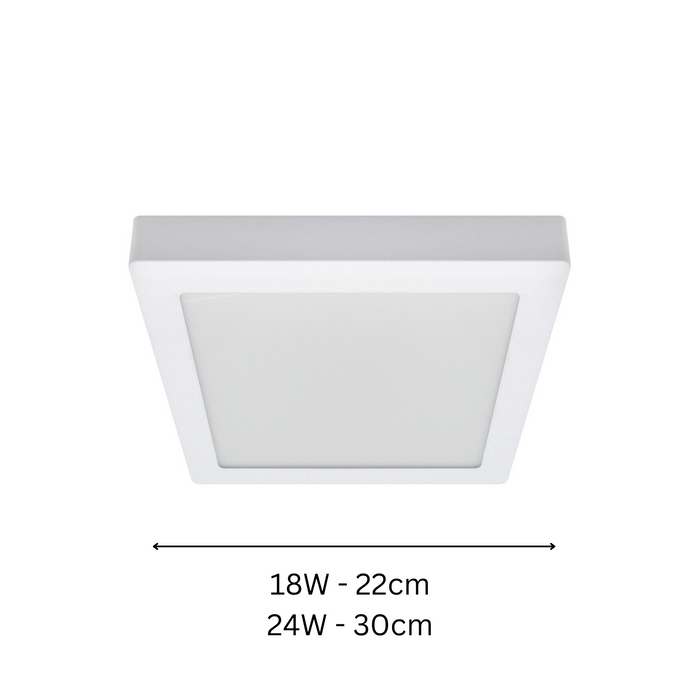 Arvo 18W / 24W Surface Mounted Ceiling Panel Light