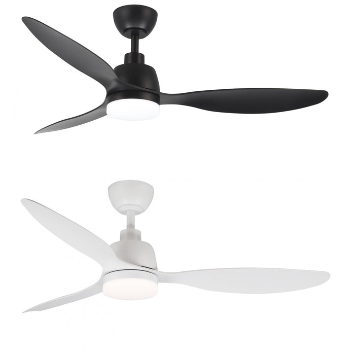 Windora Zephyr 52" Modern DC Ceiling Fan with 3CCT LED Dimmable Light