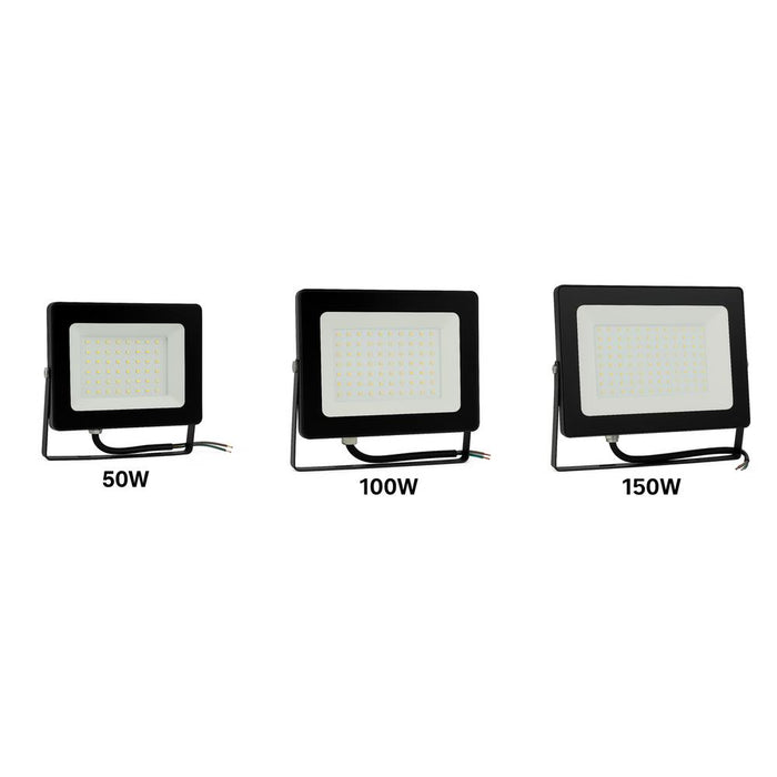 Verta LED Slim Panel Flood Light 50W 100W 150W Outdoor Security Garden Shed Light IP65 Waterproof