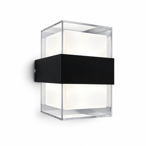 Luna Block wall light on a white background