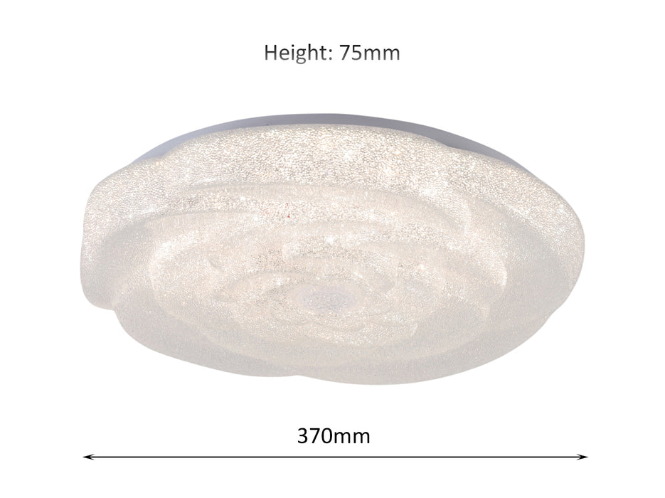 24W Tri-Colour Dimmable Ceiling Oyster Round Light